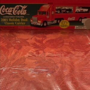 2001 Coca-Cola Red Holiday Dual Classic Carrier Truck Limited Edition